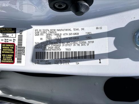 Used 2022 Toyota Tundra Platinum RWD image 20