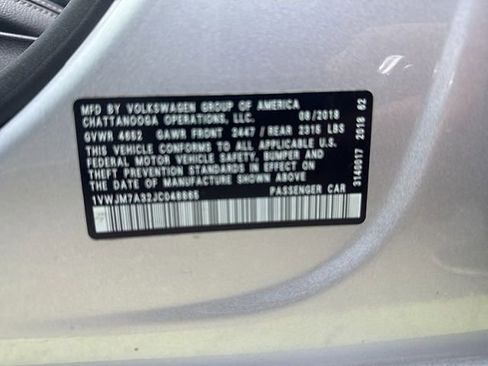 Used 2018 Volkswagen Passat 3.6 image 13