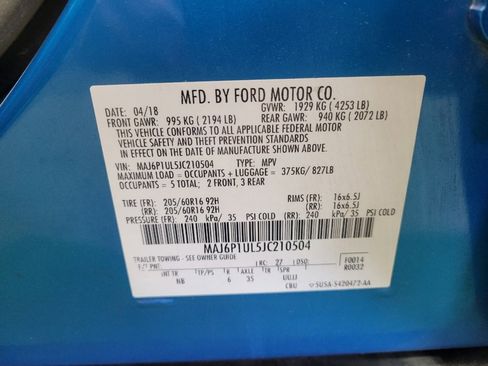 Used 2018 Ford EcoSport SE w/ SE Convenience Package image 33