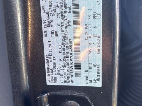 Used 2016 Ford F150 XLT w/ Equipment Group 302A Luxury image 2