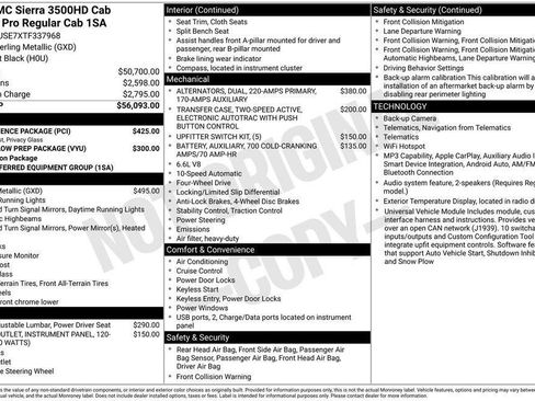 New 2026 GMC Sierra 3500 Pro w/ Convenience Package AWD/4WD image 1