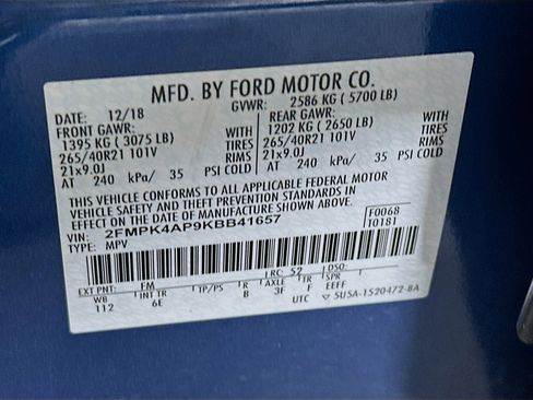 Used 2019 Ford Edge ST w/ Equipment Group 401A image 12