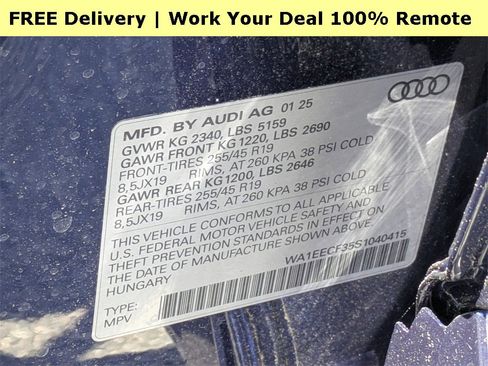 New 2025 Audi Q3 2.0T Premium Plus image 31