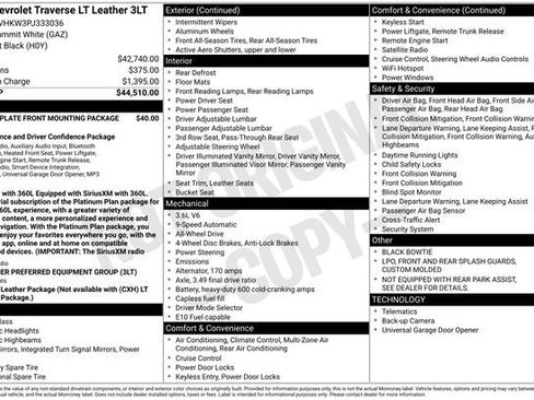 Certified 2023 Chevrolet Traverse LT AWD/4WD image 2