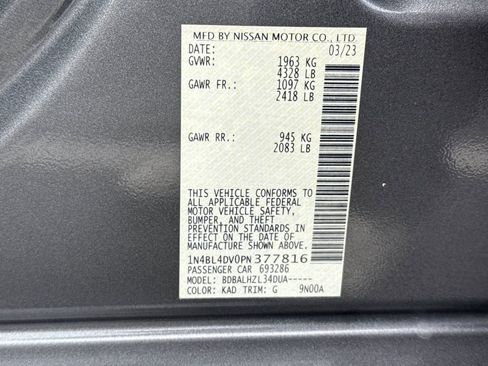 Used 2023 Nissan Altima 2.5 SV image 39