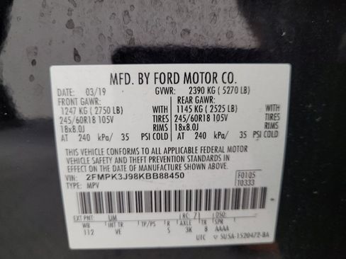 Used 2019 Ford Edge SEL w/ Equipment Group 201A FWD image 33