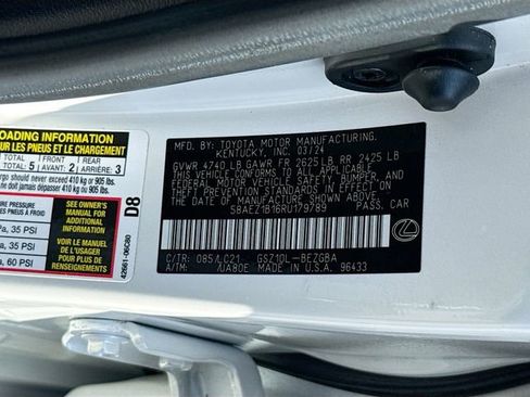 Used 2024 Lexus ES 350 Luxury w/ Technology Package image 31