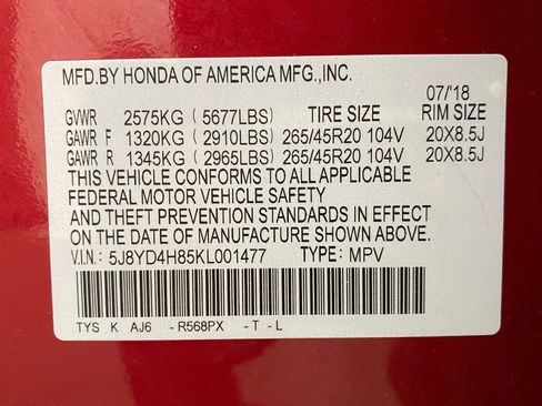 Used 2019 Acura MDX SH-AWD w/ Advance Package image 36