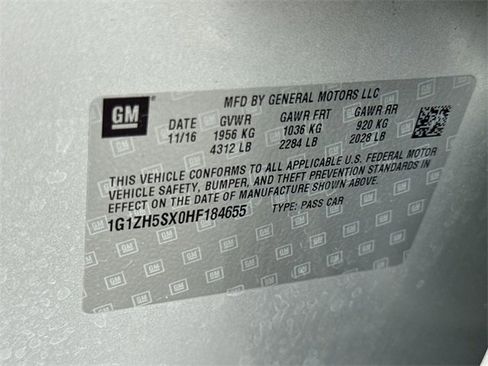 Used 2017 Chevrolet Malibu Premier w/ Premier Sun and Wheel Package image 35