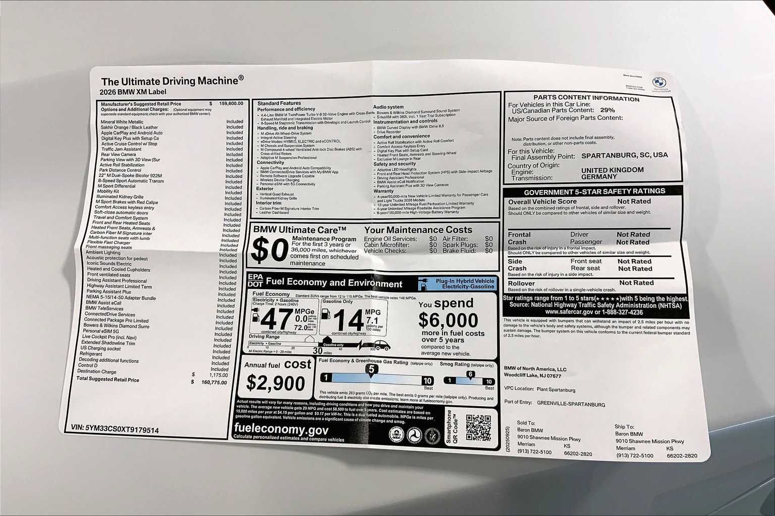 New 2026 BMW XM Label Red AWD/4WD image 22