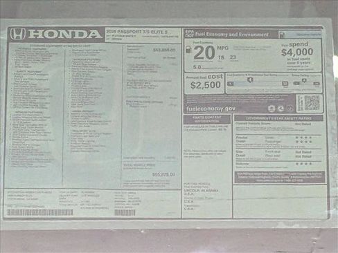 New 2026 Honda Passport TrailSport Elite image 17