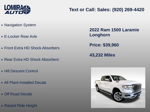 Used 2022 RAM 1500 Limited w/ Trailer Tow Group AWD/4WD image 33