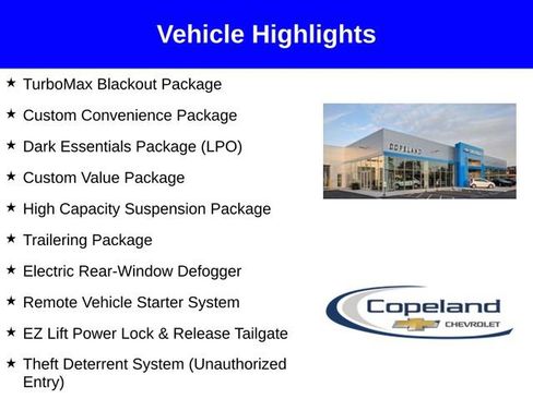 New 2026 Chevrolet Silverado 1500 Custom w/ Turbomax Blackout Package image 2