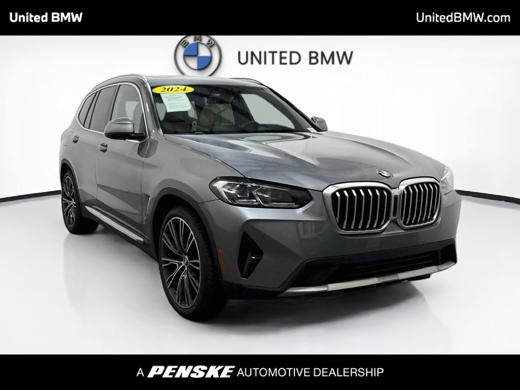 Certified 2024 BMW X3 sDrive30i w/ Premium Package w/ZPA RWD image 3