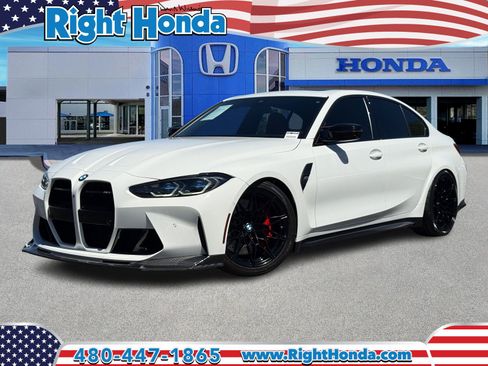 Used 2023 BMW M3 w/ Parking Assistance Package RWD image 1