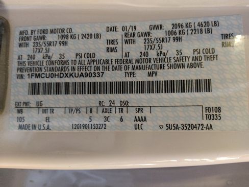 Used 2019 Ford Escape SEL FWD image 33