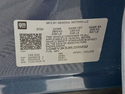 Used 2024 Chevrolet Traverse Z71 AWD/4WD image 35