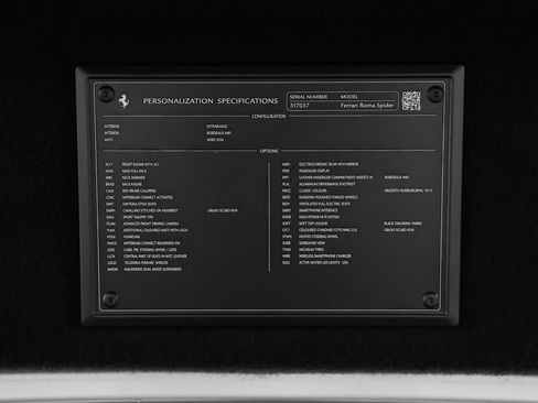 Certified 2025 Ferrari Roma Spider RWD image 42