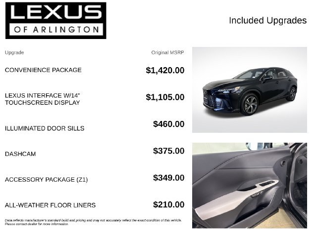 Certified 2026 Lexus RX 350h w/ Convenience Package AWD/4WD image 4