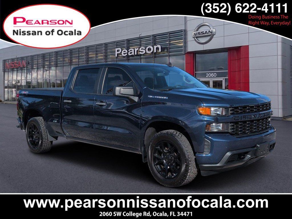 Used 2020 Chevrolet Silverado 1500 Custom w/ Custom Value Package AWD/4WD image 1