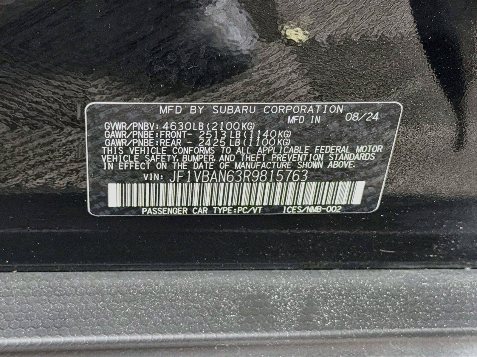 Used 2024 Subaru WRX Limited AWD/4WD image 39