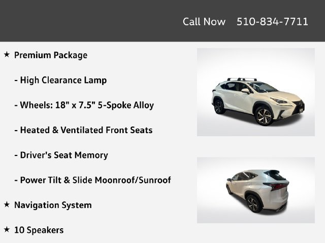 Used 2021 Lexus NX 300h AWD w/ Premium Package image 4