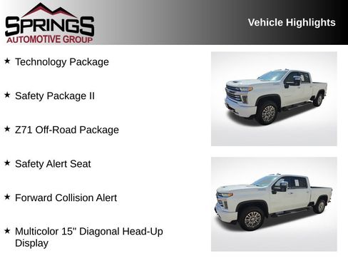 Used 2022 Chevrolet Silverado 3500 High Country w/ Technology Package AWD/4WD image 2
