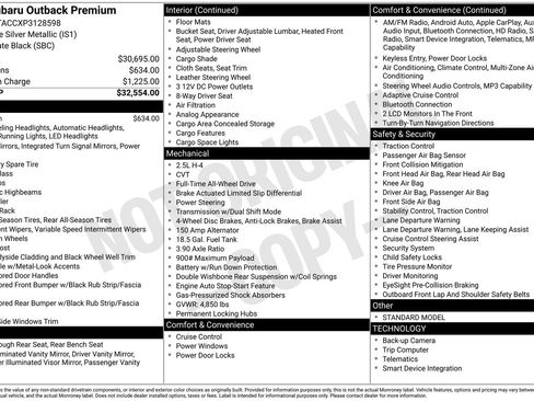 Used 2023 Subaru Outback Premium image 37