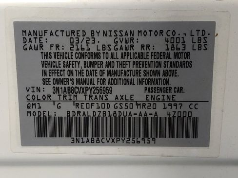 Used 2023 Nissan Sentra SV FWD image 33