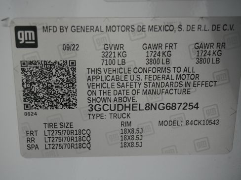 Used 2022 Chevrolet Silverado 1500 ZR2 w/ Technology Package image 35