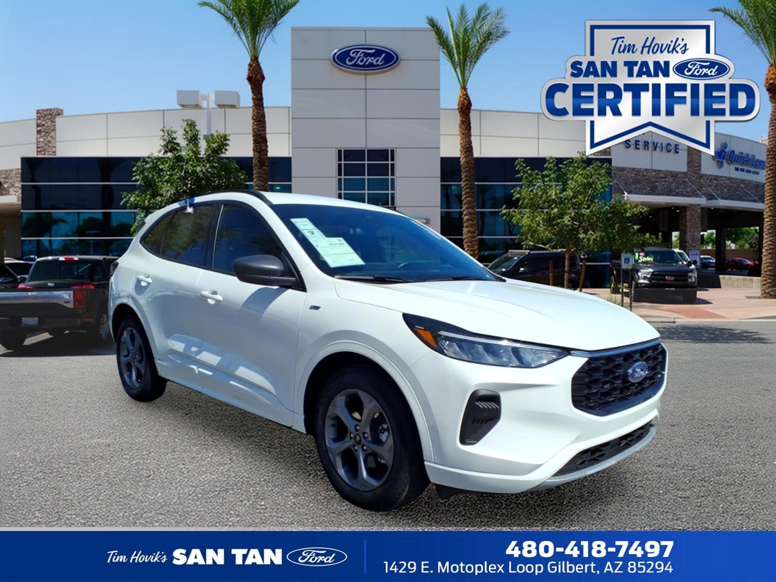 Certified 2024 Ford Escape ST-Line w/ Tech Pack #1 FWD image 1