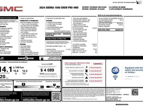 Used 2024 GMC Sierra 1500 Pro w/ Graphite Edition AWD/4WD image 4