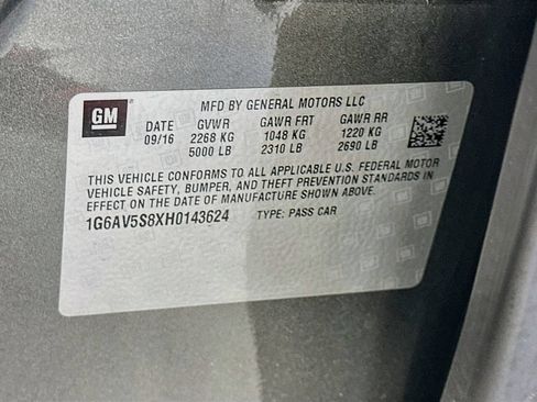 Used 2017 Cadillac CTS Vsport Premium Luxury RWD image 35