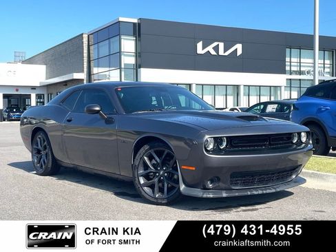 Used 2022 Dodge Challenger R/T w/ Blacktop Package RWD image 1