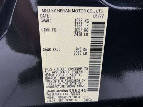 Used 2022 Nissan Altima 2.5 SV FWD image 48