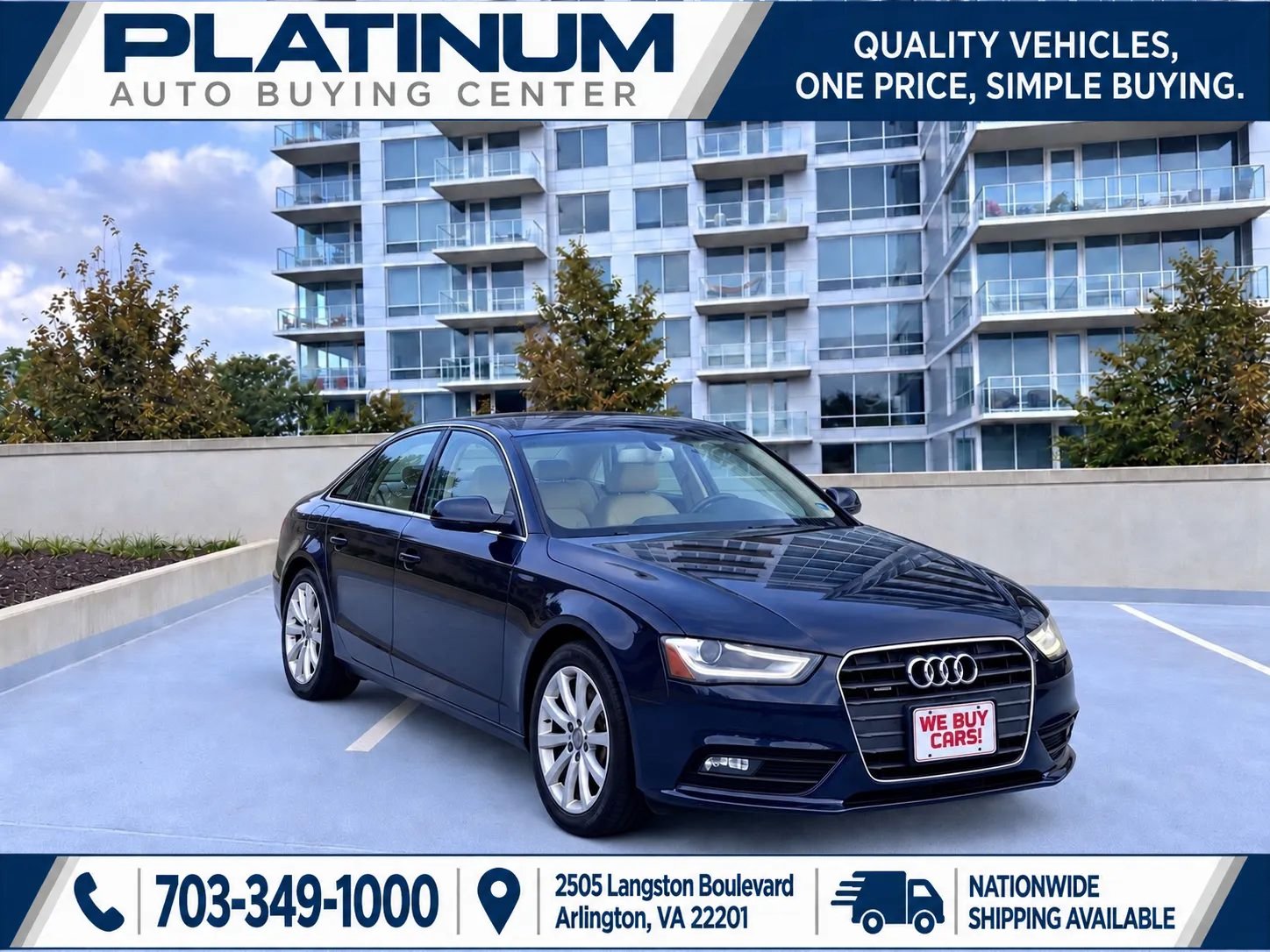 Used 2013 Audi A4 2.0T Premium Plus AWD/4WD image 1