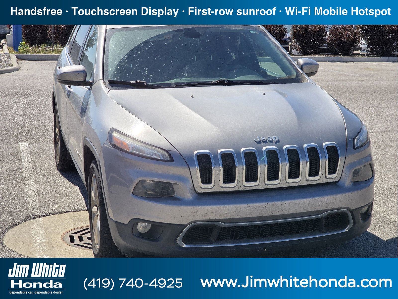 Used 2015 Jeep Cherokee Limited w/ Trailer Tow Group FWD image 1