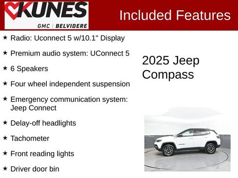 Used 2025 Jeep Compass Trailhawk AWD/4WD image 2