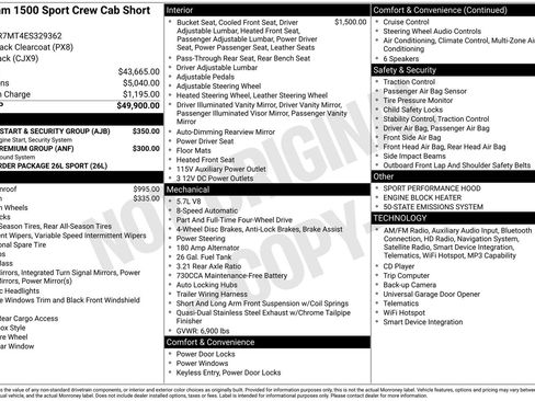 Used 2014 RAM 1500 Sport w/ Remote Start & Security Group AWD/4WD image 7