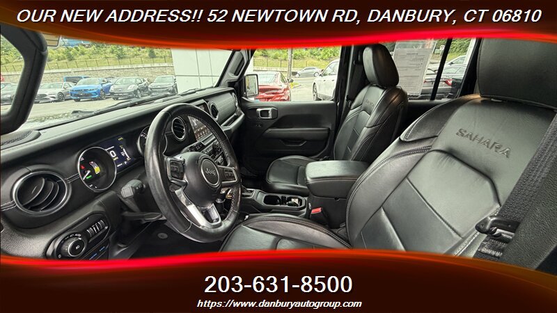 Used 2021 Jeep Wrangler Unlimited Sahara w/ Cold Weather Group AWD/4WD image 12