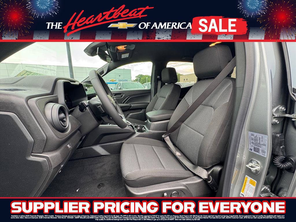 New 2026 Chevrolet Colorado W/T w/ WT Custom Package RWD image 11