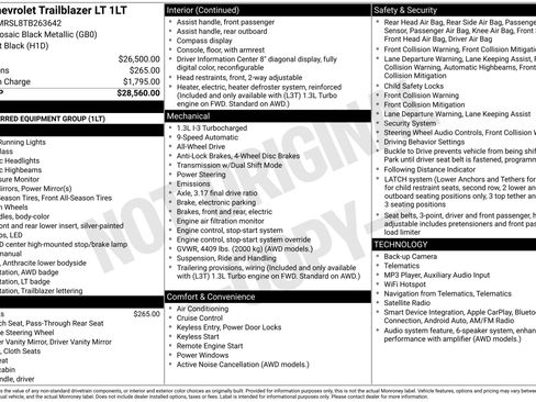 New 2026 Chevrolet TrailBlazer LT AWD/4WD image 3