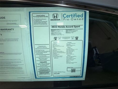 Used 2022 Honda Accord Sport image 13