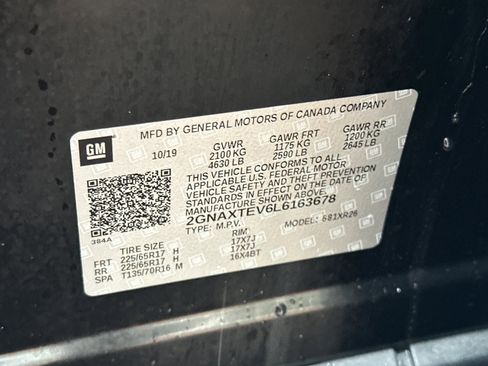 Used 2020 Chevrolet Equinox LT w/ LPO, Floor Liner Package image 29