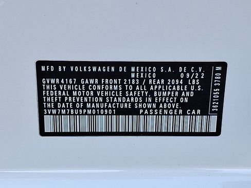 Certified 2023 Volkswagen Jetta SE w/ Panoramic Sunroof Package image 27