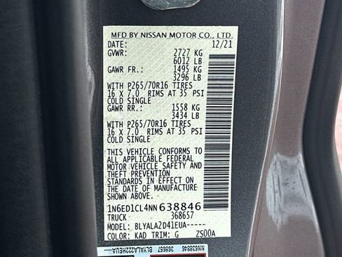 Used 2022 Nissan Frontier S image 34