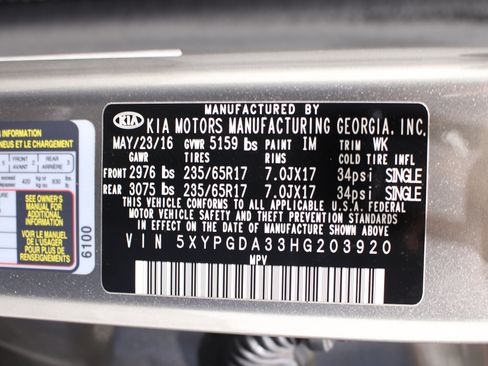 Used 2017 Kia Sorento AWD w/ LX Convenience Package image 38