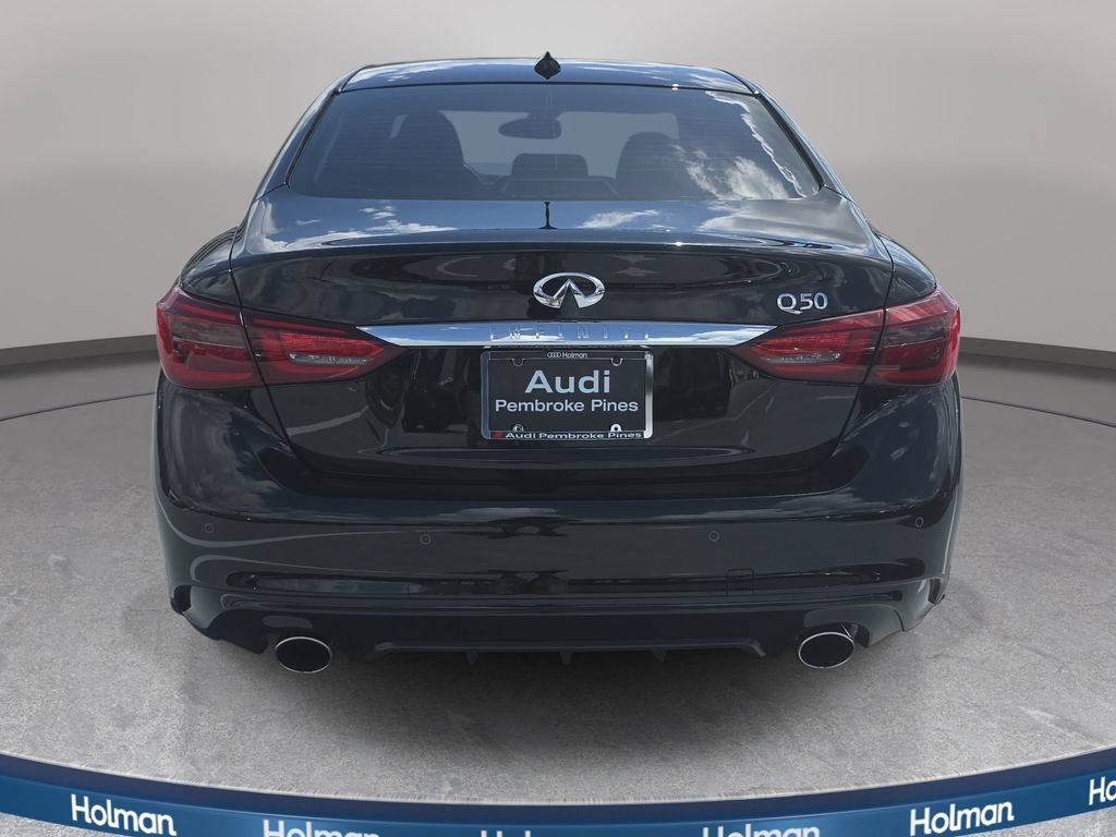 Used 2023 INFINITI Q50 Luxe w/ Cargo Package RWD image 7
