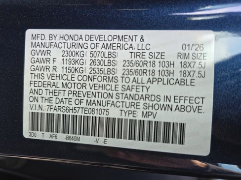 New 2026 Honda CR-V Sport image 36