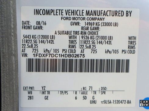 Used 2017 Ford F750 2WD Regular Cab Super Duty image 40